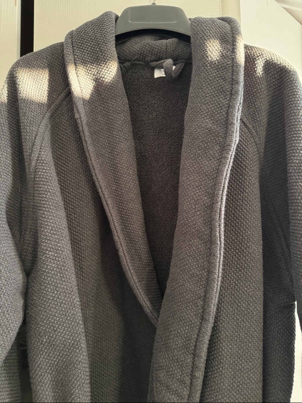 Restoration Hardware Charcoal Gray Robe - Picture 2 of 5